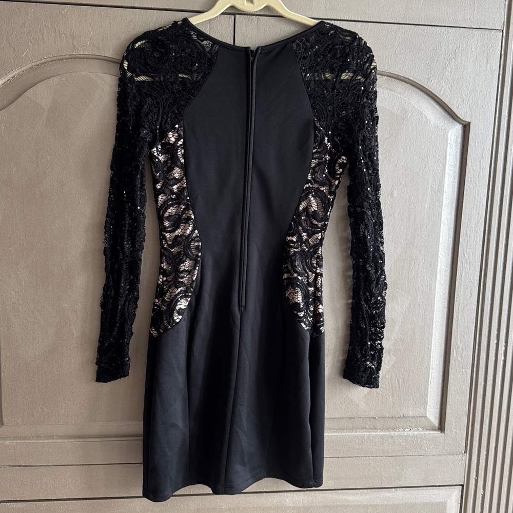 BCX Black  Long Sleeve Dress size 9